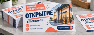 Распечатать листовки Ульяновск