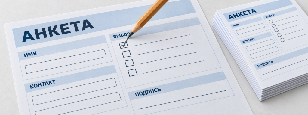 Анкеты для регистрации в Ульяновске: как подготовить бланк к печати