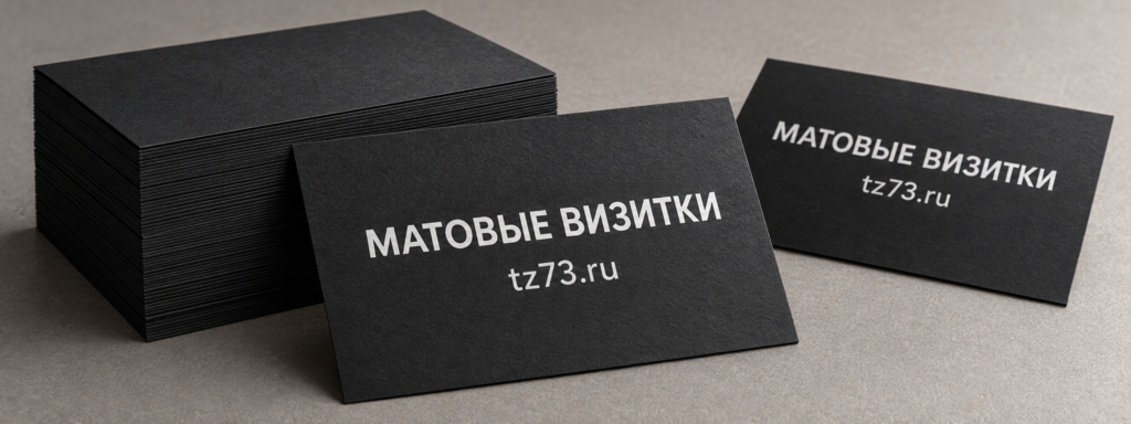 Матовые визитки