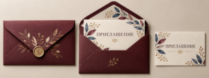 Приглашение в конверте: как подобрать формат и вкладыш для события
